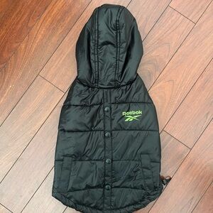 Reebok Black Hooded Dog Jacket